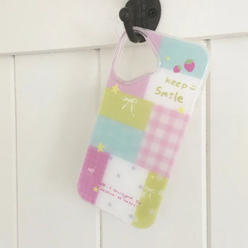 Keep Smile Patch Vintage Hard iPhone Case