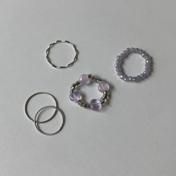 Brot Beads 5-Set Ring