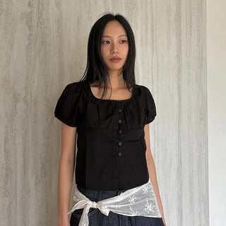 Zuko Mini Puff Sleeve Blouse