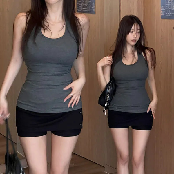 Vainite Halter Sleeveless [Modal 30%]