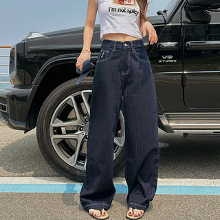 Cool Fit Loose Big Pocket Denim Pants