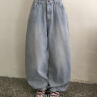 Big Pocket Stripe Mega Pants