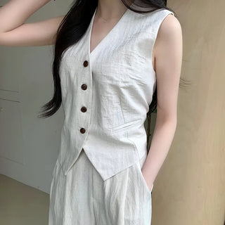 COS Linen Vest & Pants Two-Way Set