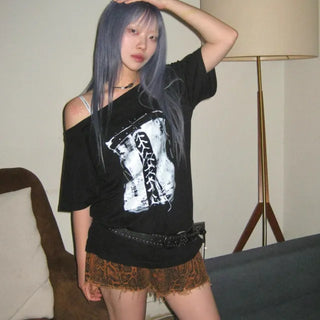 Studded Python Shorts