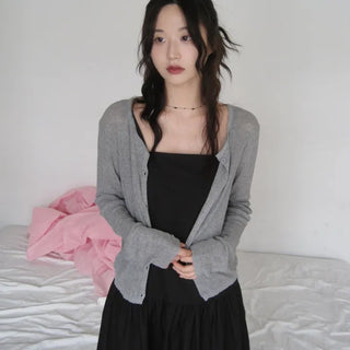 Cooling Sheer Lip Cardigan