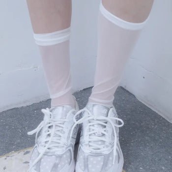 Soft See-through Knee Socks