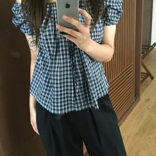 Daily Check Blouse