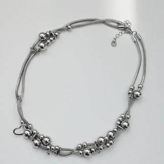 Ball Heart Layered Necklace