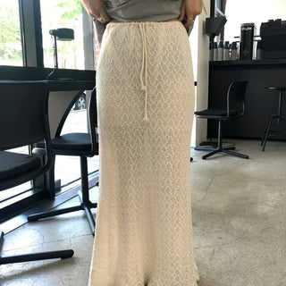 Knit Tassel Skirt