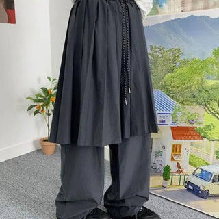 Ako skirt layered pants