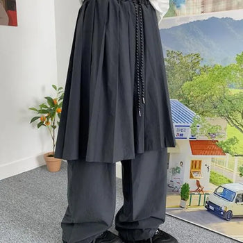 Ako skirt layered pants