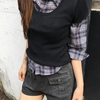 Lumi Ribbed Short Sleeve Knit