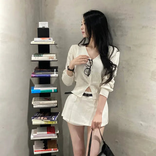 Charming Pleated Mini Skirt