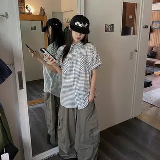 Burnt Balloon Cargo Wide Pants / 3 Colors