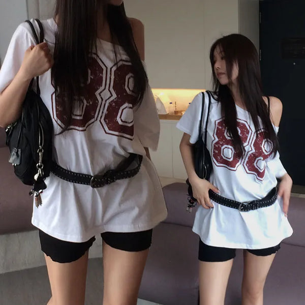 Jerian Print Off-Tshirt