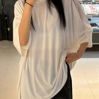 Taon Boxy Fit Basic Plain Short Sleeve T-shirt