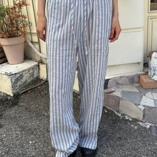 Koyu Daily Striped Wide Long Pants