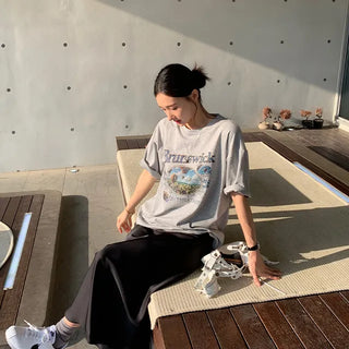 Brunswick Lettering Round Boxy Short Sleeve T-shirt