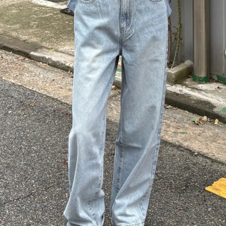 Pirin Natural Lower Body Cover Denim Pocket Long Pants