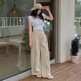 Ed Cut Snap Flap Pocket Wide Pants