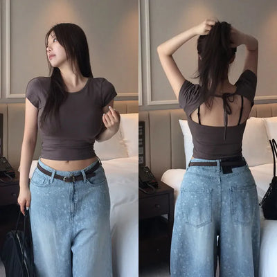 Polten back slit t-shirt