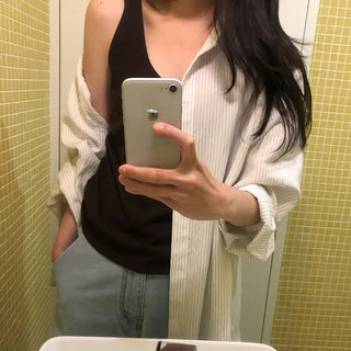 Deep U-Neck Sleeveless