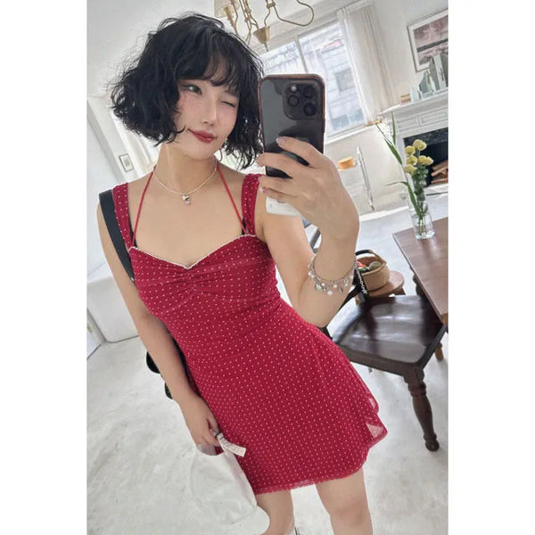 Lazy Dot Mini Dress