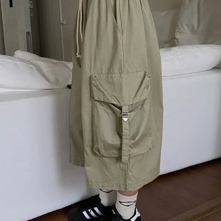 Moonz Half Cargo Bermuda Pants / 3 Colors 4