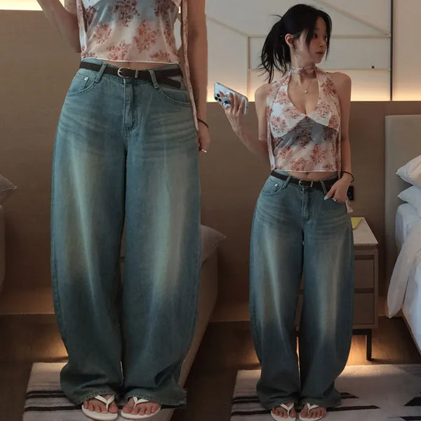 Chipley Summer Denim Wide Pants