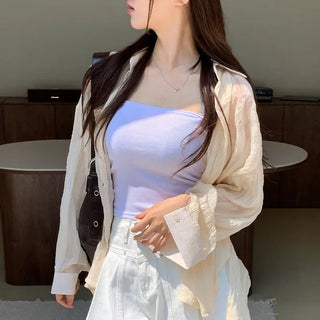 Summer Mist Seersucker Shirt