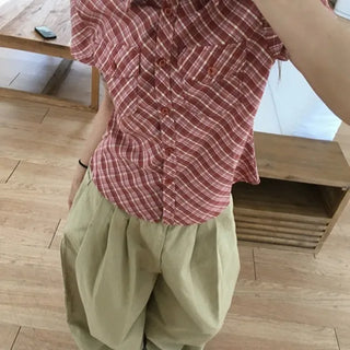 Pocket Check Short Sleeve Shirt