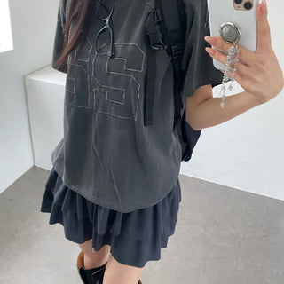Tutu Star Pigment Oversized Short Sleeve Tee