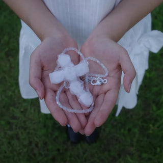 angelic cross necklace