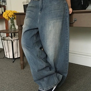 Slub Wide Balloon Denim