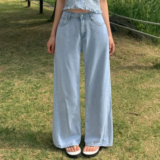 Pain Cool Side Pintuck Wide Denim Pants