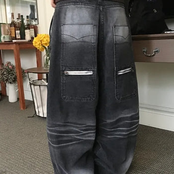 Zipper Maxi Wide Denim