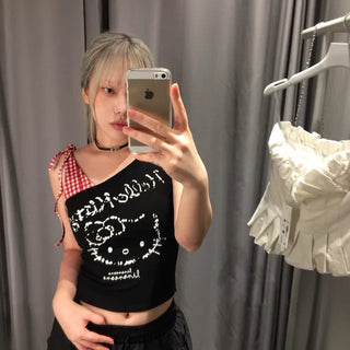 kitty check sleeveless