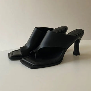 Gria Asymmetrical Stiletto Flip-flops [9CM]