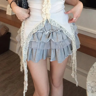 Ready-ro can-can skirt pants