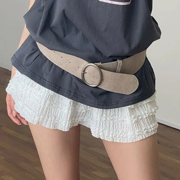 Kitten Suede Wide Belt