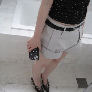 Roll-up Tailored Shorts