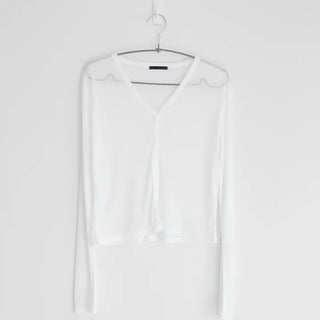 Tencel sheer cardigan