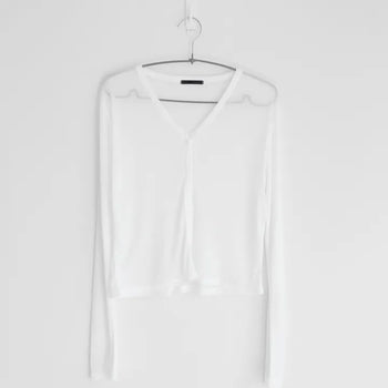 Tencel sheer cardigan