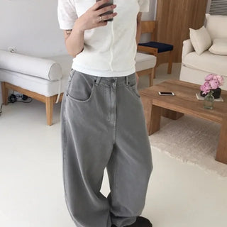 Stitch Pocket Wide Pants