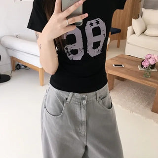 Number Vintage Short Sleeve T-shirt