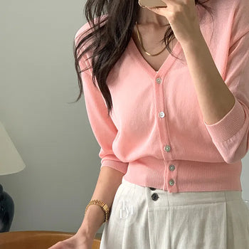 Serene 3/4 Sleeve Cardigan