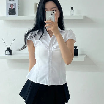 Lovely Geek Chic Pleated Mini Skirt