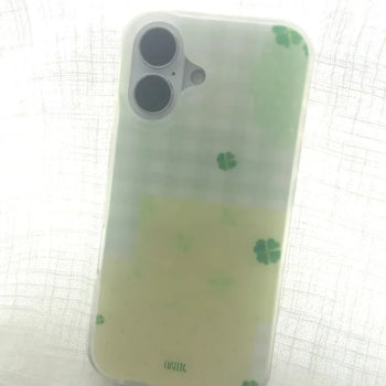 Lucky Four-Leaf Clover Patch iPhone Case