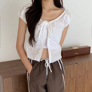 Poem Ribbon Blouse