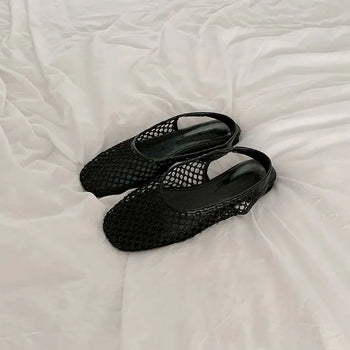 Noiren Net Mesh Flat Shoes